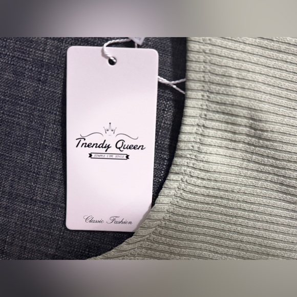 Trendy Queen Two Piece Shorts Set Lounge Crop Top and High Waisted Shorts (M) - Picture 5 of 5